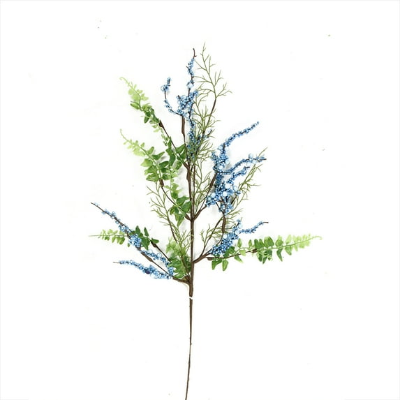 Northlight 29'' Green/Blue Artificial Berry Spring Pick