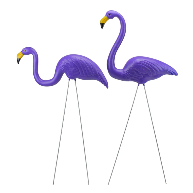 Northlight 2ct Tropical Flamingo Outdoor Garden Lawn Stakes 30