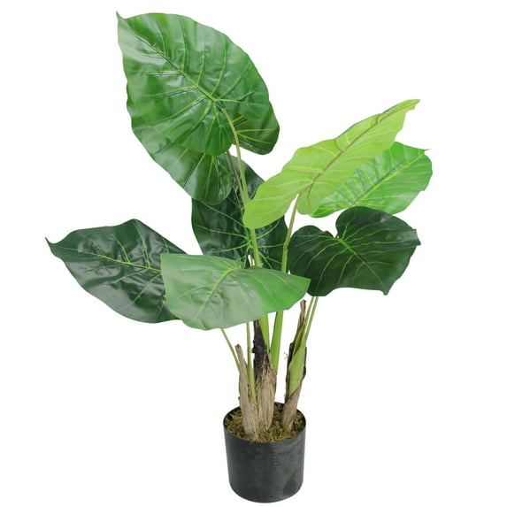 Northlight 3.25’ Unlit Artificial Alocasia Macrorrhiza Elephant Ear Plant