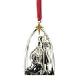 thumbnail image 1 of Northlight 3.5" Silver-Plated Nativity Scene Christmas Ornament with European Crystals, 1 of 4