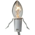 thumbnail image 1 of Northlight C7 Christmas Light Set - Clear - 8' White Wire - 3ct, 1 of 4