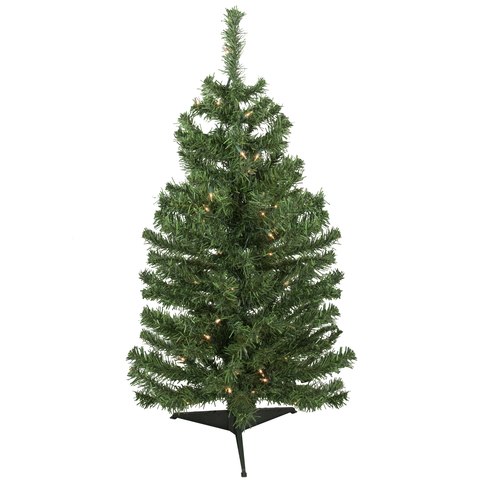 Northlight 3' Pre-Lit Green Medium Niagara Pine Artificial Christmas Tree - Clear Lights - image 1 of 5