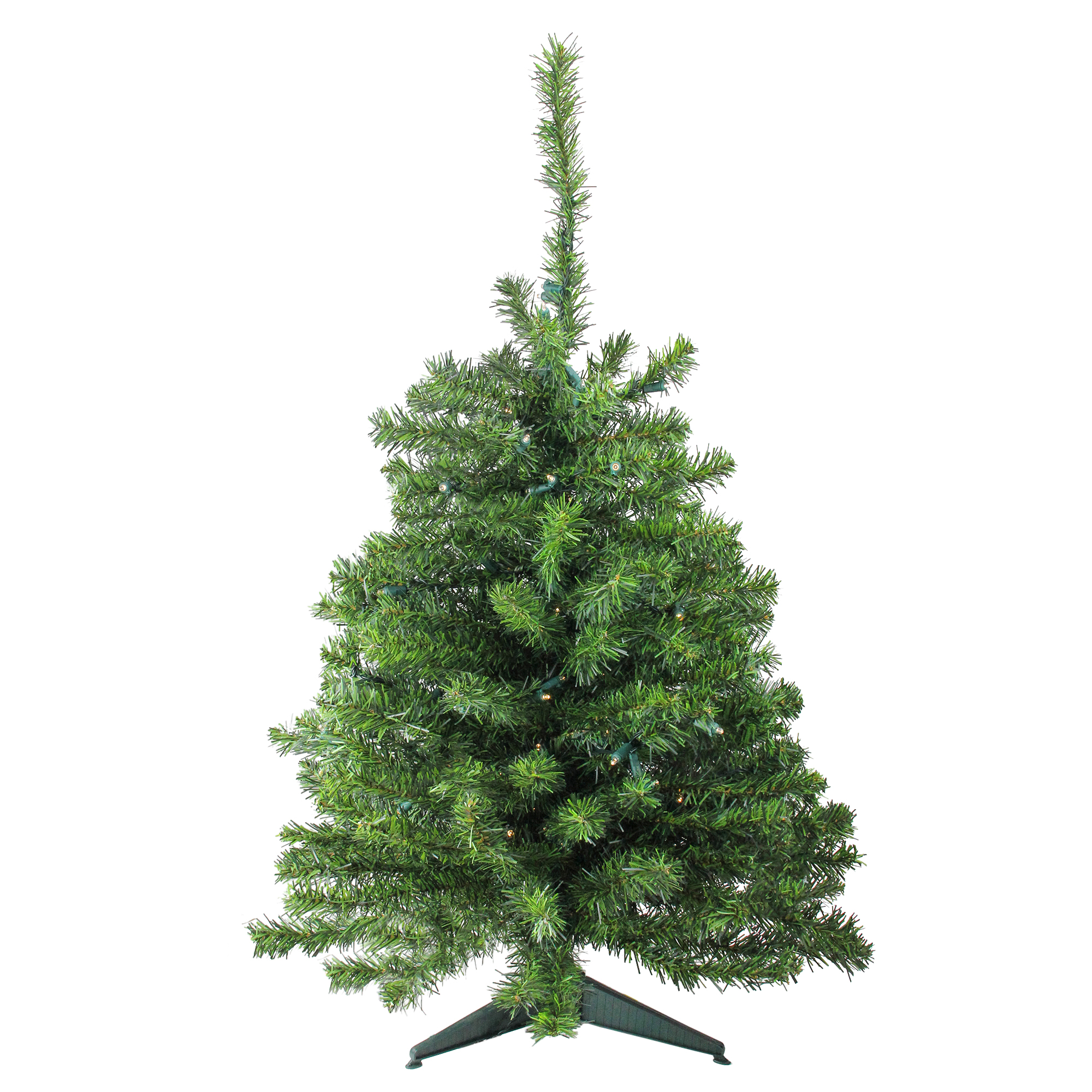 Northlight 3' Prelit Battery Operated Artificial Christmas Tree Canadian Pine Clear Lights