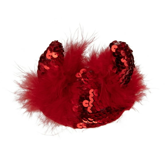 Northlight 3" Red Halloween Devil Barrette Costume Accessory