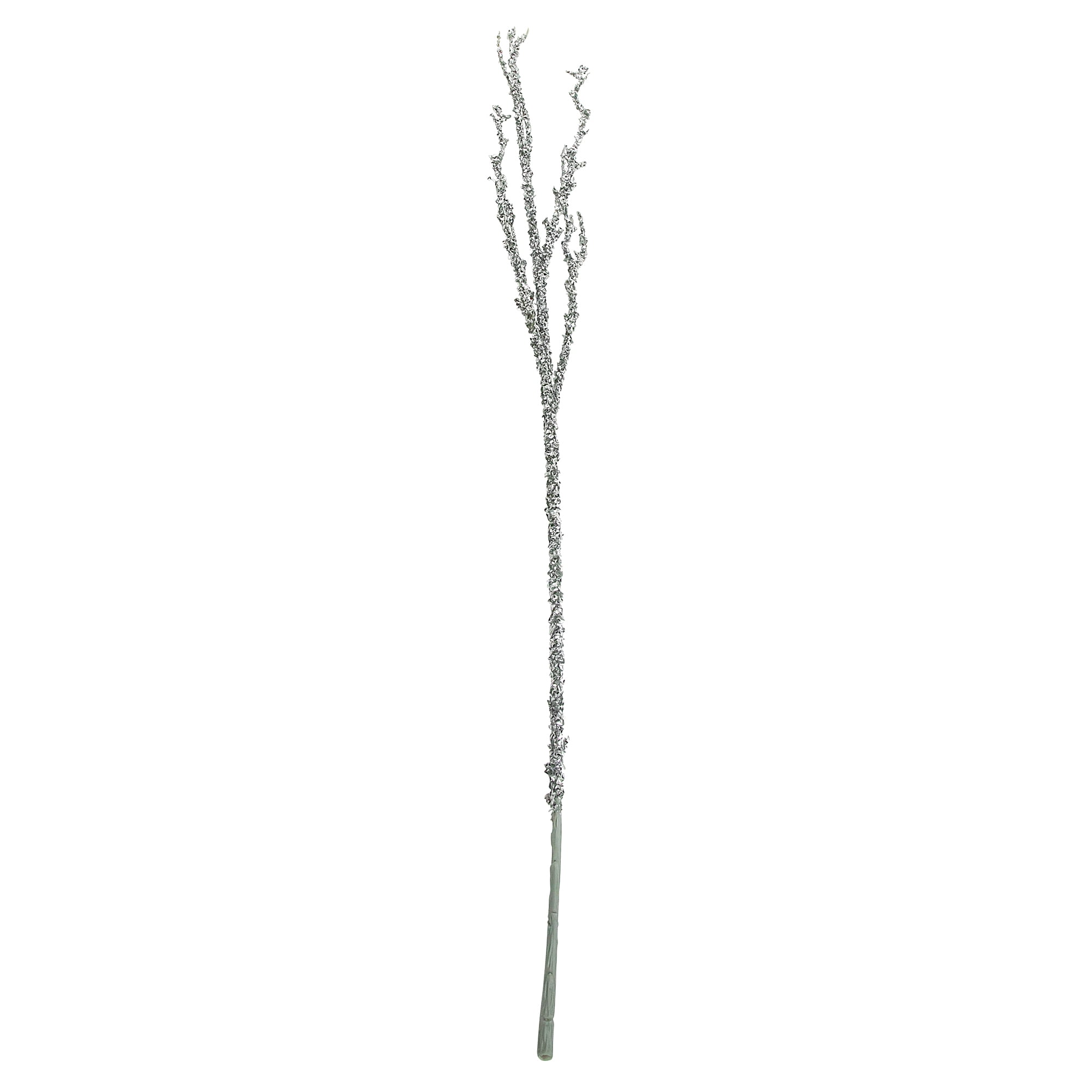 Northlight 31" Glittered Silver Artificial Twig Christmas Spray