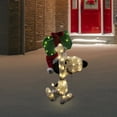 thumbnail image 1 of Peanuts Christmas 32" Prelit Snoopy Holding Present Outdoor Decoration - Clear Lights, 1 of 8