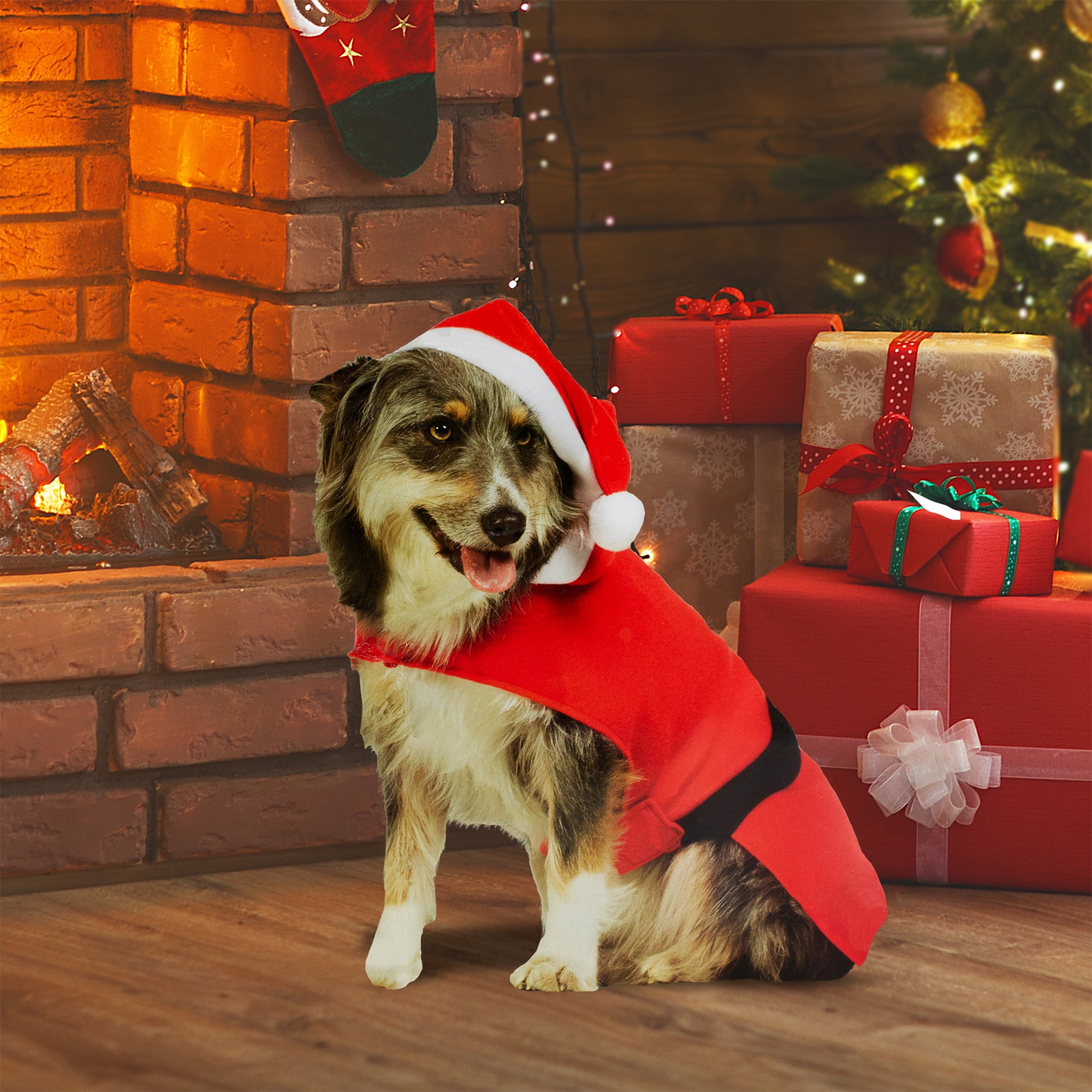 christmas dresses for little dogs Dog and Hoodie Small and Puppies, Girl Dog Dress Sweater Elk Holiday Party Clothes Warm Cotton Skirt such as theme party Dog Dress, Dog Christmas Dress,