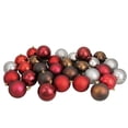 thumbnail image 1 of Northlight 32ct Shatterproof Christmas Ball Ornament Set 3.25" - Red/Gray, 1 of 3