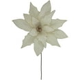 thumbnail image 1 of Northlight 33" Cream and Champagne Gold Poinsettia Large Christmas Pick, 1 of 6
