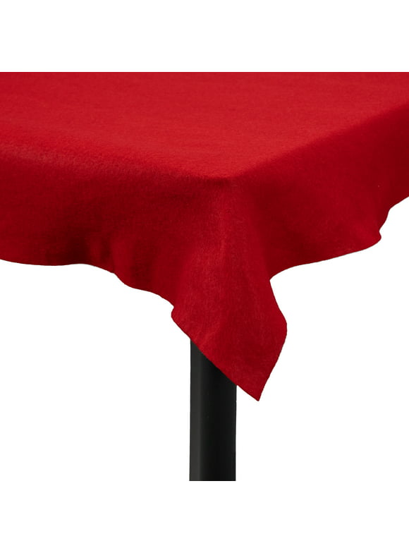 Northlight 35.5" x 94.5" Red Rectangular Table Drape
