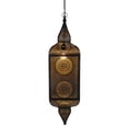 thumbnail image 1 of Northlight 35" Black and Gold Moroccan Style Hanging Lantern Ceiling Light Fixture, 1 of 3