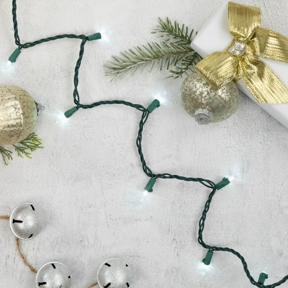 Northlight LED Mini Christmas Lights - Pure White - 11.25' Green Wire - 35ct