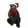 thumbnail image 1 of Northlight 36" Brown Sitting Bear Christmas Decor Wearing Hat and Scarf, 1 of 2