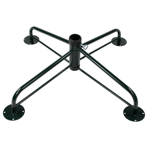 Northlight 36" Folding Green Metal Tree Stand for 9'-14' Artificial Trees with 2" Pole Diameter