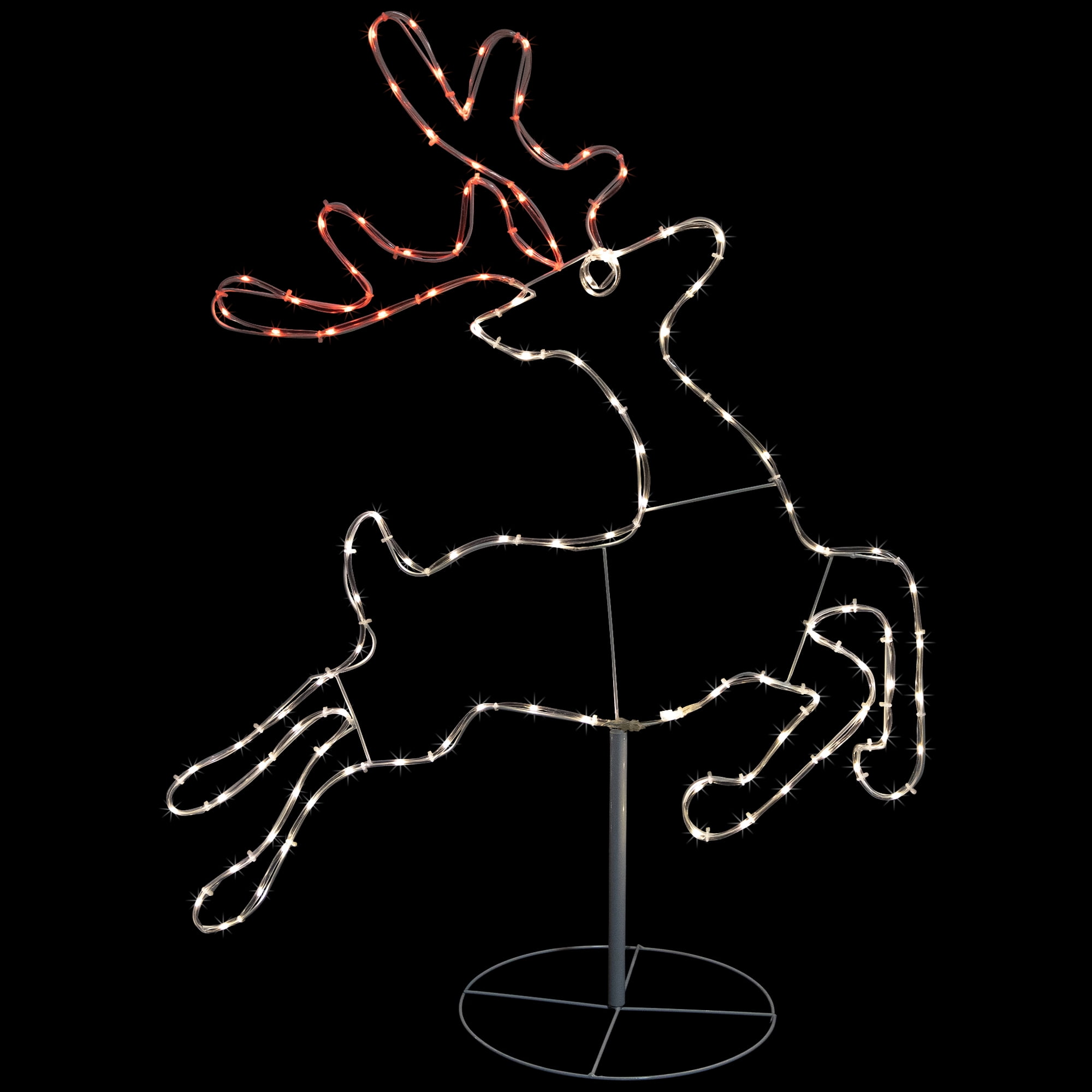 Northlight 36" Lighted Running Reindeer Silhouette Outdoor Christmas
