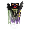 thumbnail image 1 of Northlight 36" Prelit LED Flying Bat Halloween Decoration - Purple/Black, 1 of 1