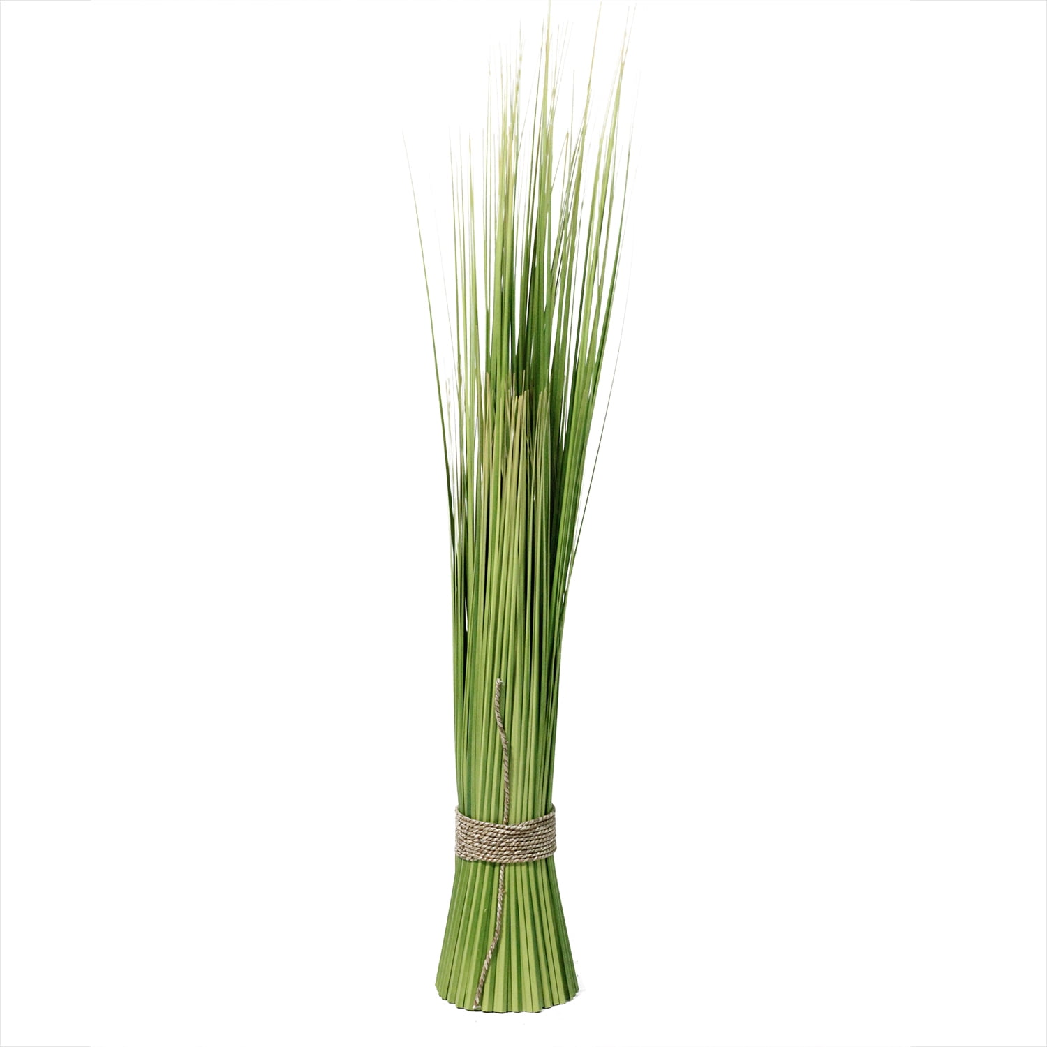 Green Artificial Onion Grass Bundle with Jute Rope - 37.75"