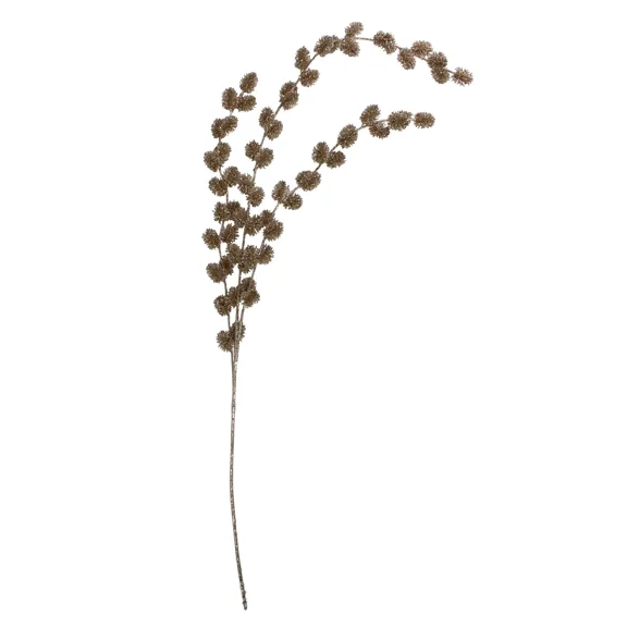 Northlight 39-Inch Gold Glittered Artificial Pine Balls Christmas Spray