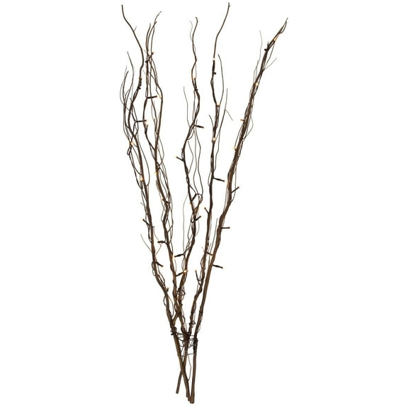 Northlight 39" LED Lighted Natural Branch Bundle Christmas Decoration - Warm White Lights