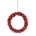 thumbnail image 1 of 4.5" Red Crab Apple Autumn Harvest Christmas Wreath Ornament, 1 of 2