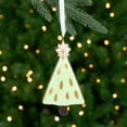 thumbnail image 1 of Northlight 4.5" Green and Gold Christmas Tree Hanging Ornament, 1 of 4