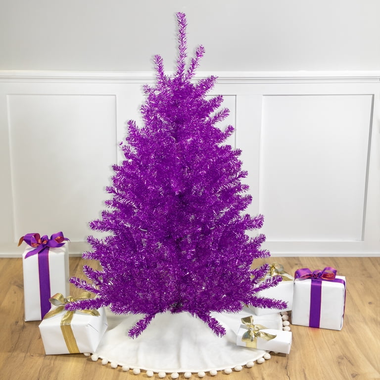 Northlight Metallic Tinsel Artificial Christmas Tree - 4.5