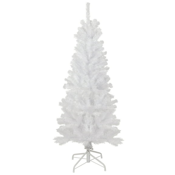 Northlight Slim White Georgian Pine Artificial Pencil Christmas Tree - 4.5' - Unlit
