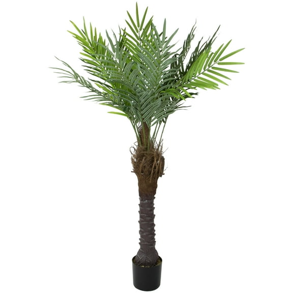 Northlight 4.8' Unlit Artificial Potted Phoenix Palm Tree