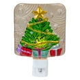 thumbnail image 1 of Northlight 4" Green and Gold Christmas Tree Night Light, 1 of 5