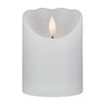 thumbnail image 1 of Northlight 4" LED White Flameless Battery Operated Wax Candle, 1 of 5