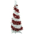 thumbnail image 1 of Northlight 4' Pre-Lit Candy Cane Pop-Up Artificial Christmas Tree, Clear Lights, 1 of 7
