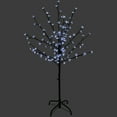 thumbnail image 1 of Northlight LED Lighted Sakura Cherry Blossom Artificial Tree - 4' - Pure White, 1 of 6