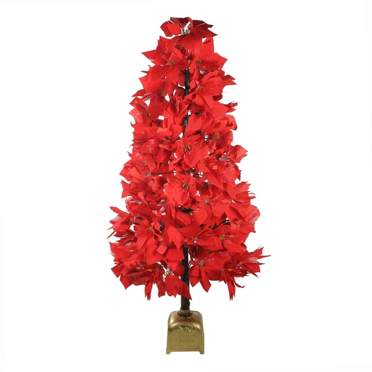 Red store artificial tree