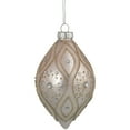 thumbnail image 1 of Northlight 4" Retro Ombre Glass Finial Christmas Ornament - Rose Gold, 1 of 4