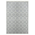 thumbnail image 1 of Northlight 4' x 6' Gray and Beige Honeycomb Pattern Rectangular Outdoor Area Rug, 1 of 4