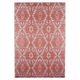 thumbnail image 1 of Northlight 4' x 6' Pink Abstract Pattern Rectangular Outdoor Area Rug, 1 of 4