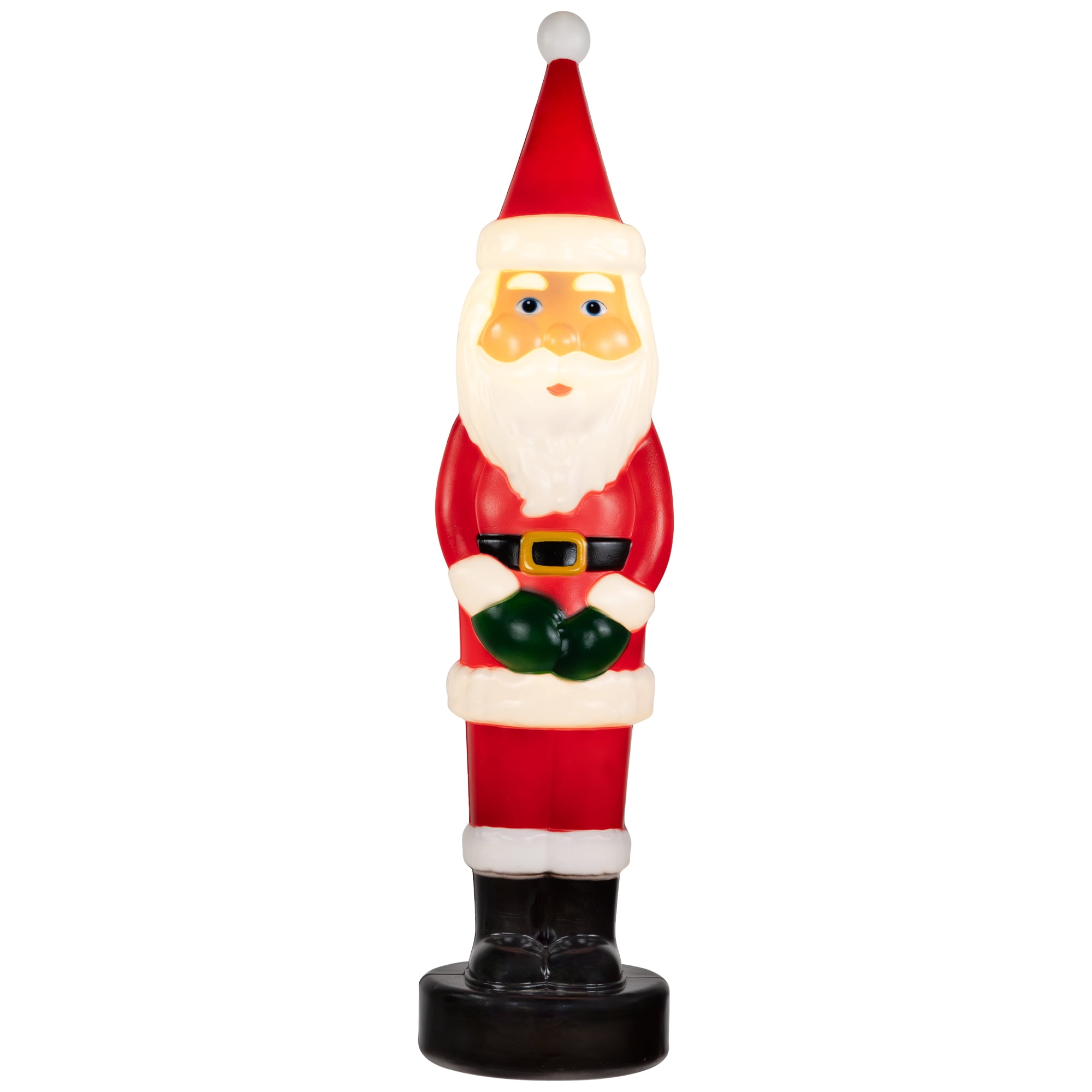 Northlight 42" Lighted Santa Claus Blow Mold Outdoor Christmas