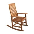 thumbnail image 1 of Northlight 43" Wood Outdoor Patio Rocking Chair - Honey Brown, 1 of 4