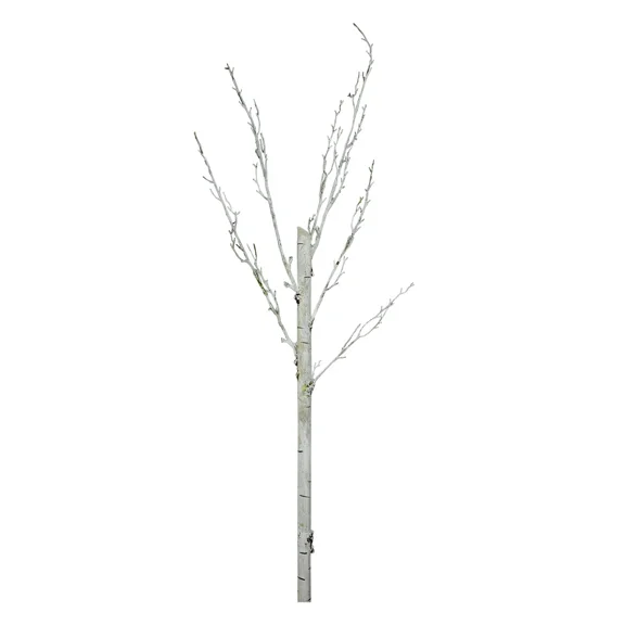 Northlight 44" White Decorative Artificial Crafting Or Display Birch Tree Trunk