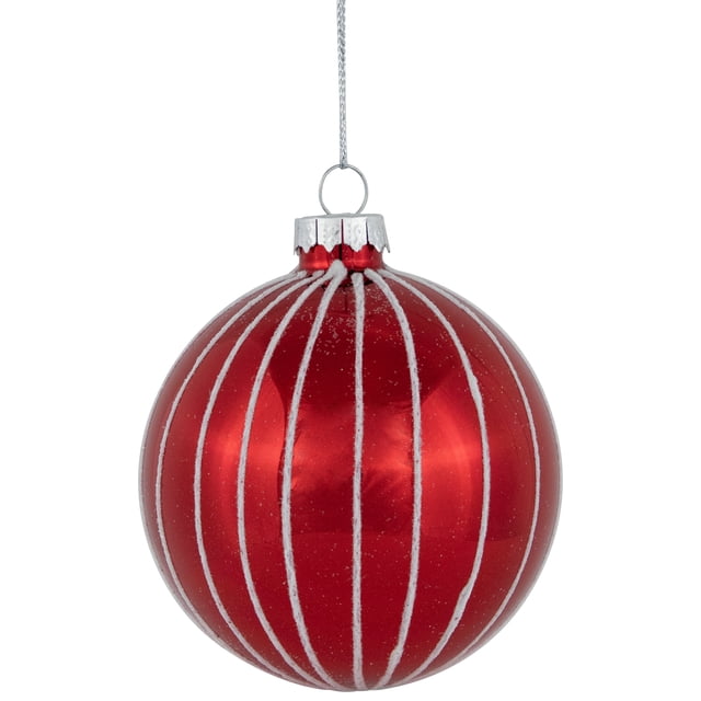 50 Handmade Crimson Red Glass Ornaments – Vintage Christmas Tree