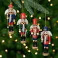thumbnail image 1 of Northlight 4ct Wooden Nutcracker Christmas Ornament Set 5" - Red/Green, 1 of 8
