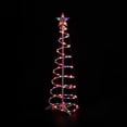 thumbnail image 1 of Northlight 4ft Lighted Spiral Christmas Tree with Star Tree Topper, Multi Lights, 1 of 9