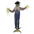 thumbnail image 1 of Northlight 5.5' Battery Operated Animated LED Lighted Scarecrow Halloween Decoration, 1 of 4