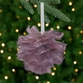 thumbnail image 1 of Northlight Feathered Christmas Ball Ornament - 5.5" - French Lilac, 1 of 8