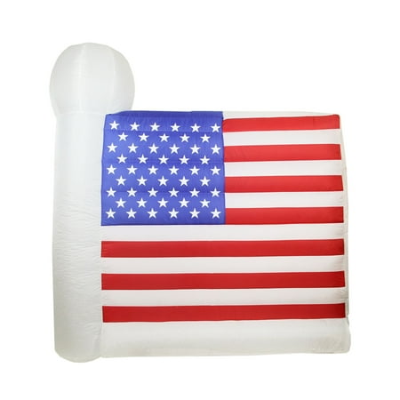 Northlight Lighted American Flag Patriotic Inflatable Outdoor Decoration - 5.5'