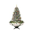thumbnail image 1 of Northlight 5.5' Prelit Artificial Christmas Tree LED Medium Musical Snowing With Umbrella Base -, 1 of 3