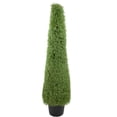 thumbnail image 1 of Northlight 5' Artificial Boxwood Cone Topiary Tree with Round Pot, Unlit, 1 of 5