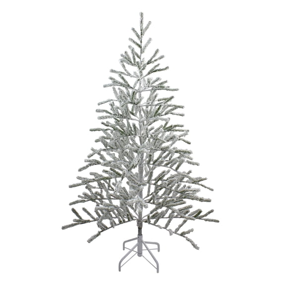 Northlight Flocked Alpine Twig Artificial Christmas Tree - 5' - Unlit