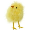 thumbnail image 1 of Northlight 5” Furry Chick Facing Right Spring Easter Figure - Yellow, 1 of 4