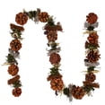 thumbnail image 1 of Northlight 5' Natural Pine Cone, Twig, Wheat and Berry Artificial Christmas Garland - Unlit, 1 of 3